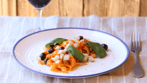 Tagliatelle di Campofilone con lo stoccafisso