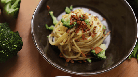 Tonnarelli di Campofilone con guanciale, broccoli, patate e pecorino